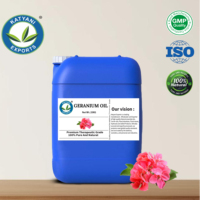 Huile Essentielle de Géranium 100% Pure - Extrait de Pelargonium Graveolens - Approvisionnement en Gros pour Formulations Cosmétiques et d'Aromathérapie - Origine Inde
