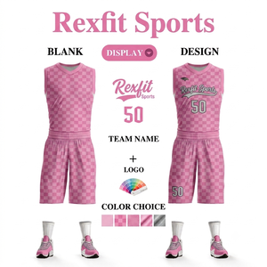 Maillot d'entraînement de basketball Rexfit respirant et durable, personnalisable avec le nom de l'équipe – Direct Usine OEM - Product Image 4