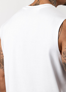 High Quality Men's Sports <b>Vest</b> Custom Workout Sleeveless Tank Top Cropped Boxy Fit Muscle Gym Top Casual Streetwear - Product Image 6