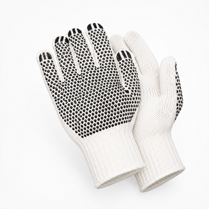 Professional PVC Dotted <b>Gloves</b> Offering Excellent Grip Comfortable Wear And Durable Construction For Industrial Handling - Product Image 4