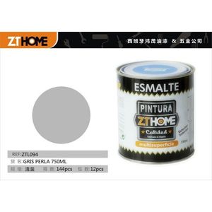 Pintura Acrílica Gris Perla 750ML en Formato Lata - Product Image 3