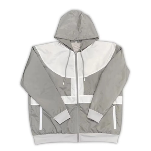 Men's 2-Piece <b>Tracksuit</b> - Retro Windbreaker Hoodie Sweatpants Jogger Sets Unisex Sweat Suits Athletic Jacket Pant - Product Image 1