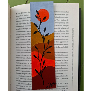 Marque-page en bois imprimé fait main Soleil & Lune, cadeaux promotionnels pour entreprises, best-seller en promotion - Product Image 4