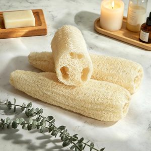 Éponge de loofah 100% naturelle pour le bain et la douche, exfoliant corporel - Product Image 2