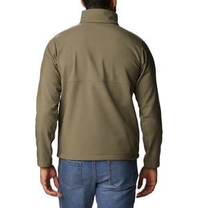 Custom Outdoor Softshell <b>Jacket</b> Autumn Waterproof Windproof Breathable Zipper Closure <b>Fleece</b> <b>Lining</b> - Product Image 2