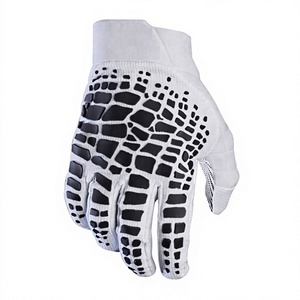 Gants de moto tout-terrain en cuir d'agneau véritable sur mesure, à doigts entiers, en cuir Zep uni ZL-MCG22 - Product Image 1