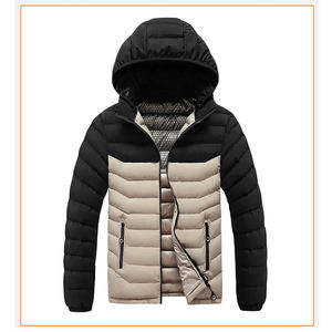 Blouson matelassé blanc uni pour l'entraînement, respirant, coupe-vent, veste pour femme, veste en coton tendance pour l'extérieur, col montant - Product Image 2