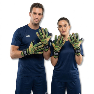 Gants de gardien de but de football professionnels – Paume en latex haute adhérence, enveloppe de poignet respirante, contrôle amélioré pour jeunes et adultes - Product Image 1