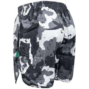 Pantalones cortos de algodón 100% para hombre, con cintura elástica, estilo llamativo, estampados, de longitud regular, para verano, informales, con bolsillos. - Product Image 6