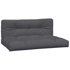 Coussin de palette 100% polyester en tissu anthracite pour usage extérieur - Product Image 2