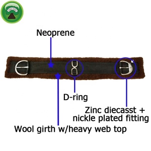 Ceinture en cuir avec ruban magique, équipement d'équitation, vente en gros, 1 pièce - Product Image 5