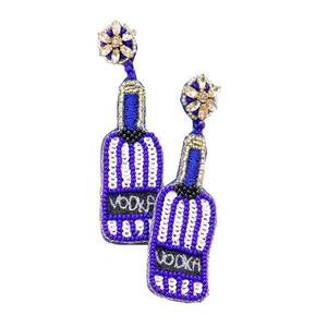 Pendientes de lujo con cuentas de semillas, accesorio geométrico colgante hecho a mano al mejor precio - Product Image 3