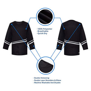 Teamwear Customization Teamwear Ice Hockey Jerseys Sublimated Custom Made Athletic Polyester Ice Hockey Jersey <b>Shirts</b> - Product Image 4