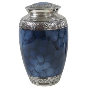 Urna de cremación metálica moderna con diseños personalizados de alta calidad, urna de recuerdo para mantener las cenizas de forma segura - Product Image 1