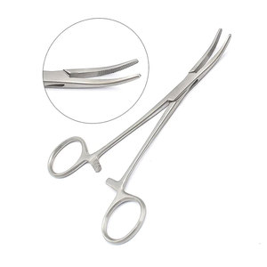 Hémostat médical de précision courbé à action lisse, hémostat courbé de qualité fiable - Product Image 1