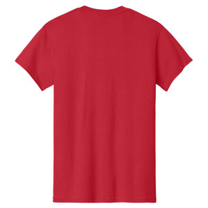 T-shirts pour hommes en jersey 100% coton, style streetwear, avec option de logo personnalisé, couleur rouge - Product Image 5