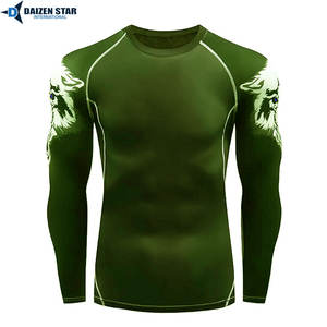 Camiseta de Artes Marciales de Manga Larga con Protección UPF50, Transpirable, Absorbente de Sudor, Compresión, Secado Rápido, Características Atléticas - Product Image 3