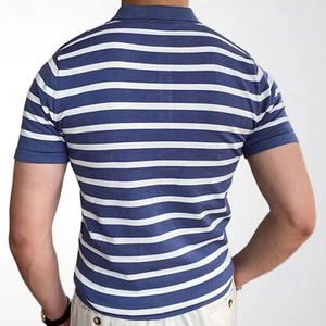 Chemises de golf personnalisées pour hommes avec logo brodé, en toile respirante unie 220 grammes, vente en gros, écologiques, haute qualité - Product Image 2