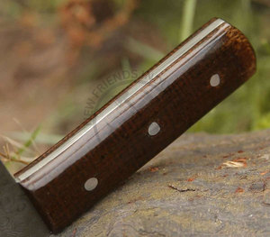 มีดครัวดาบเหล็กดามัสกัสแบบสั่งทำพิเศษ ยี่ห้อใหม่ยอดนิยม ขนาดใบมีด 7 นิ้ว ด้ามไมคาร์ต้า ใช้งานได้ทั้งสองมือ ผิวลายหยดน้ำ - Product Image 3