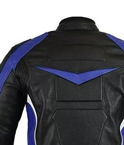 Chaqueta de Motociclista de Cuero Genuino para Hombre, Proveedor OEM, Logotipo Personalizado, Equipo de Protección para Motociclismo - Product Image 4