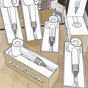 Nhà Máy HD08 Máy sấy tóc 1600W chất lượng cao rỗng không cánh máy sấy tóc được trang bị với đa chức năng chăm sóc tóc HD08 HD16 HD07 - Product Image 5