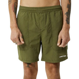 Shorts décontractés pour hommes, taille élastique, poches latérales, poche arrière à rabat, coupe décontractée, ourlet ouvert, vente en gros personnalisée, fabricant OEM, fournisseur - Product Image 6