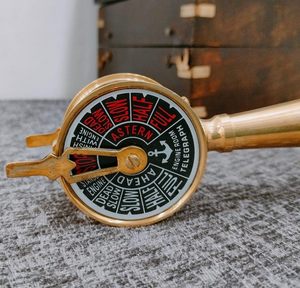 Controlador de Velocidad de Telégrafo Marino de Latón Hecho a Mano, Decoración Náutica Vintage de Escritorio, Regalo Coleccionable - Product Image 3