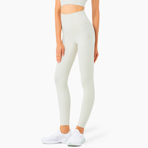 Women <b>Legging</b> Performance Polyester Spandex Fabric Breathable Lightweight Construction Flexible Fit Yoga Running Activewear OEM - Product Image 1