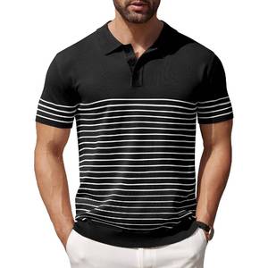 Camisa Polo de Moda para Hombre, Mezcla de Algodón de Alta Calidad, Transpirable, Corte Regular, Informal, Manga Corta, Ropa Deportiva para Golf y Tenis - Product Image 2