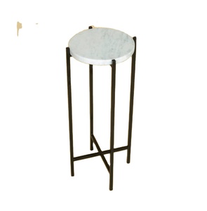Standard Quality Modern Design Handmade Decorative Metal <b>Side</b> <b>Table</b> Eco-Friendly Customizable Color Metal Top Iron Coffee <b>Table</b> - Product Image 1