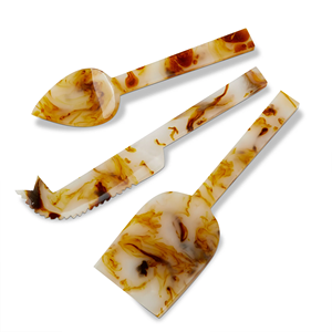 Best Quality Resin <b>Cheese</b> <b>Set</b> Dishwasher Safe Custom Color for Parties Weddings and Home Best Price From India fork <b>cheese</b> <b>knife</b> - Product Image 2