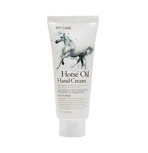 Crème pour les mains hydratante à l'huile de cheval 3W CLINIC 100ml, authentique crème pour les mains nourrissante intensive coréenne K Beauty, soin de la peau - Product Image 1