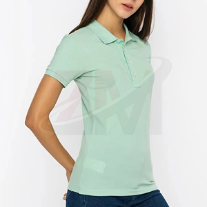 เสื้อโปโลผู้หญิงแบรนด์ส่วนตัว ผ้าฝ้าย แขนสั้น รับผลิตตามสั่ง ขายส่งจากโรงงาน - Product Image 2