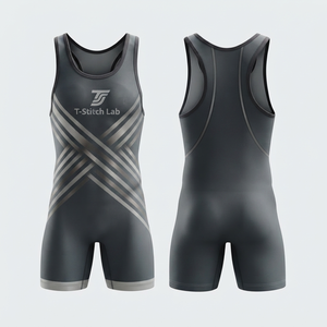 Singlet de Lucha Libre para Hombre de Alta Calidad a Precio Económico, Secado Rápido, Transpirable, Logotipo Personalizado, Precio al por Mayor, Fusión sin Costuras, Colores Sólidos - Product Image 3