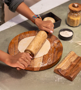 Wood <b>Rolling</b> Board Baking Tools for Pastry Making Board Trending Kitchen Cooking Dumpling <b>Rolling</b> <b>Pin</b> Standard - Product Image 3