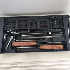 ชุดเครื่องมือศัลยกรรมกระดูก ชุดเจาะกระดูกและอุปกรณ์ยึดตรึง  ชุดเครื่องมือผ่าตัดสแตนเลส อุปกรณ์การแพทย์ระดับมืออาชีพ ชุดอุปกรณ์นำกลับมาใช้ใหม่ได้ - Product Image 1