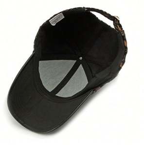 Casquette de baseball personnalisée pour hommes et femmes, printemps-automne, avec estampage à chaud, visière rigide, protection solaire extérieure, style hip-hop - Product Image 5