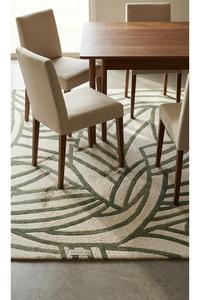 OEM Factory Natural Undyed Sheep Wool Geometric Handmade Anti-Slip Modern Carpet <b>Rug</b> for Cabin & Nursery From India Supplier - Product Image 4