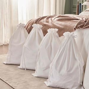 Cotton Fabric <b>Storage</b> Sack Premium Drawstring Gift Organizer - Product Image 6