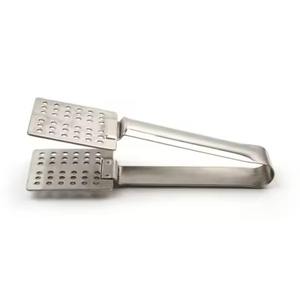 Heavy Steel <b>Metal</b> Serving <b>Tongs</b> Professional Kitchen Food Serving Utensil - Product Image 6