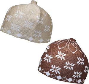 Muslim Kufi Skull Cap Islamic Prayer <b>Beanie</b> Taqiyah <b>Hat</b> for <b>Men</b> Ramadan Eid Gift - Product Image 1