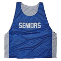 Polyester Mesh Lacrosse Pinnies Hommes Et Femmes Réversible Formation Scrimmage Gilets Attrayant Unique Athlètes