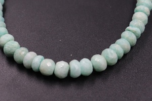 Amazonite Faceted Rondelle <b>Bracelet</b> 6.5mm Amazonite <b>Bracelet</b> <b>Bracelet</b> for Women Gift for Her Natural Amazonite <b>Beads</b> Minimalist - Product Image 5