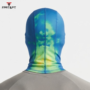 Cagoule de cyclisme coupe-vent thermoréactive noire personnalisée, design sportif de haute qualité, vente en gros - Product Image 4