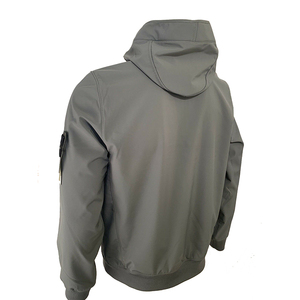 New Custom Made Winter Fashion Soft Shell Windbreaker Windproof <b>Waterproof</b> Zipper <b>Warm</b> Thick Softshell <b>Jacket</b> Men - Product Image 3