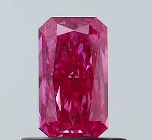 Diamant de laboratoire CVD rose vif fantaisie 0,72 ct VS1 taille radiant, non monté - Product Image 1