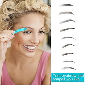 Professional Stainless Steel Eyelash Tweezers <b>Set</b> with Precision Tips for Durable Eyebrow Shaping and Brow Plucking - Product Image 4