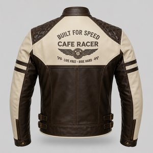 Men's Genuine Premium Cowhide Leather Motorbike <b>Jacket</b> Top Leather Black Vintage <b>Jacket</b> Men's Biker Slim Fit Motorcycle <b>Jackets</b> - Product Image 3