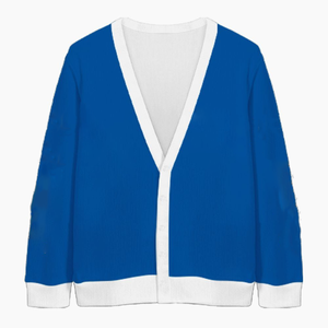 TS <b>University</b> Custom Made Cardigans Chenille Embroidery Logo Sorority Fraternity Full Length Anti-Pilling Knit Sweater Coats - Product Image 1