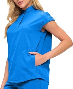 High quality medical scrub <b>set</b> <b>doctor</b> nurse uniform anti bacterial fabric - Product Image 4